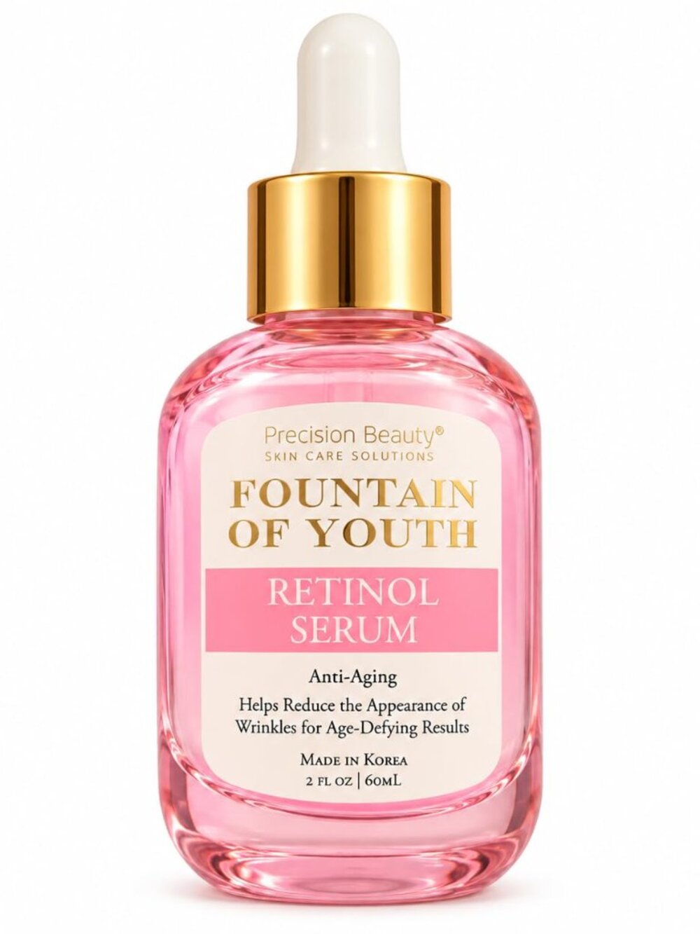 Precision Beauty Fountain of Youth Retinol Serum Anti-Aging Facial Serum 2 fl oz